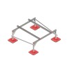Конструкция опорная для установки оборудования TECHNORAPTOR FOOT 1500х1500 тип 2 HD КМ TR0232
