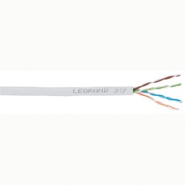 Кабель витая пара U/UTP кат.5E 4х2х24AWG solid PVC сер. 305м (м) Leg 032751