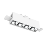 Светильник светодиодный DL-Box Reflect Multi 1x4 trimless 150х43х63 10Вт 3000К 55град. встраив. RAL9
