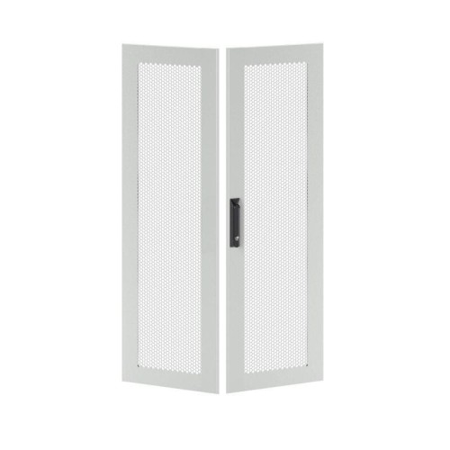 Дверь перфорированная двухстворчатая для IT-CQE 2200х600 RAL7035 DKC RGITCPMD2260
