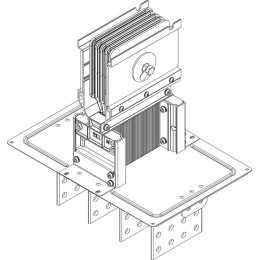 Секция фланцевая Тип2 4000А Al 3L+N+PER IP55 тран. IEK LB-4000A4-35-F-F2