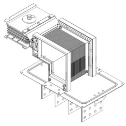 Секция фланцевая лев. Тип2 4000А Al 3L+N+PER IP55 тран. IEK LB-4000A4-35-F-FL2