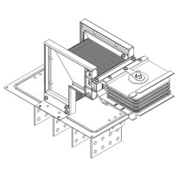 Секция фланцевая прав. Тип2 4000А Al 3L+N+PER IP55 тран. IEK LB-4000A4-35-F-FR2