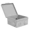 Коробка распределительная ОП 100х100х50мм 7 каб. вводов IP54 сер. TOKOV ELECTRIC TKE-KR-100-100-50-C