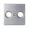 Накладка розетки R-TV Simon82 алюм. 82053-33