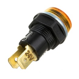 Арматура сигнальная 14мм с лампой 24В желт. EMAS S140NS2