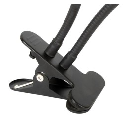 Светильник светодиодный KD-848 C02 7Вт кольцевой подставка для смартфона на клипсе черн. Camelion 13