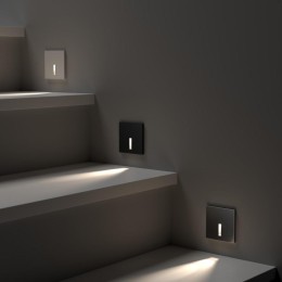 Светильник встраиваемый в стену IP20 LED 3000К 3Вт бел. алюм. DENKIRS DK1030-WH