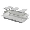 Дверь для шкафа LINEA N 24U 800мм перфорир. сер. ITK LN35-24U8X-DP