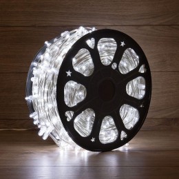 Гирлянда светодиодная "LED ClipLight" шаг 15см 665LED бел. 80Вт 12В IP65 провод ПВХ прозр. (уп.100м)