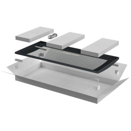 Дверь для шкафа LINEA N 28U 800мм перфорир. черн. ITK LN05-28U8X-DP