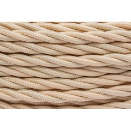 Провод ретро 2х0.75 матов. зол./песочн. (уп.150м) Bironi B1-422-719-150