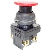Кнопка КЕ-141/5 (1р) красн. гриб с фикс. 10А 660В IP54 Электротехник ET529347