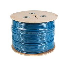 Кабель витая пара F/UTP кат.6 4х2х23AWG solid PVC INDOOR син. (м) Rexant 01-0147