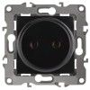 Розетка 1-м СП Эра12 12-2105-06 16А IP20 16AX 250В 2P механизм черн. Эра Б0018259