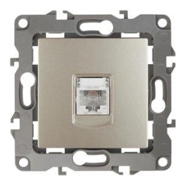Розетка телефонная Эра12 12-3105-04 RJ11 IP20 шампань Эра Б0014714