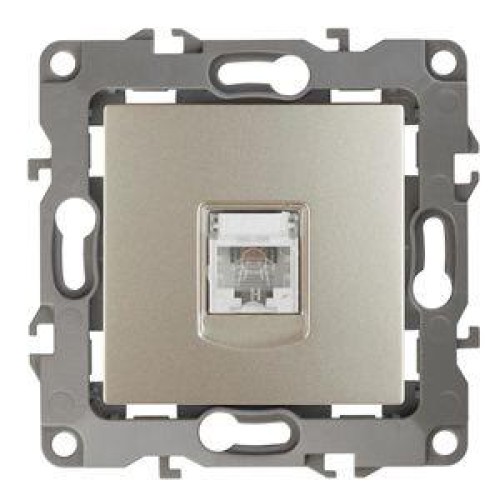 Розетка телефонная Эра12 12-3105-04 RJ11 IP20 шампань Эра Б0014714
