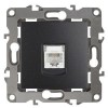 Розетка телефонная Эра12 12-3105-05 RJ11 IP20 антрацит Эра Б0014715