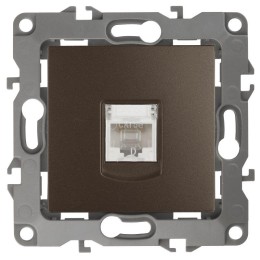 Розетка компьютерная Эра12 12-3107-13 RJ45 бронз. Эра Б0019351