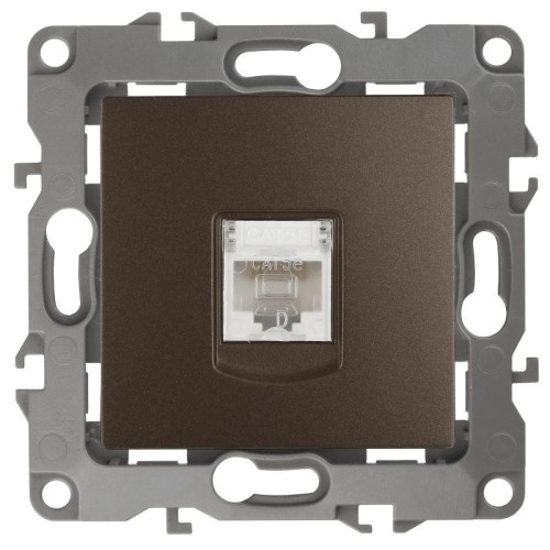Розетка компьютерная Эра12 12-3107-13 RJ45 бронз. Эра Б0019351