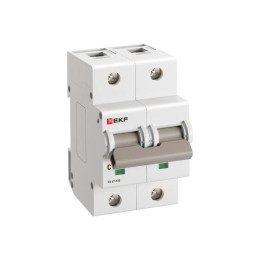 Выключатель автоматический модульный 2п C 125А 15кА ВА 47-125 PROxima EKF mcb47125-2-125C
