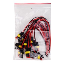 Разъем автомобильный гнездо DJ7021-1. 5-21 провод 20см 16-0312-9