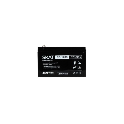 Аккумулятор свинцово-кислотный SKAT SB 1209 Бастион 2540