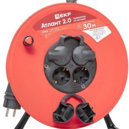 Удлинитель на катушке 4х30м с заземл. 16А IP44 Атлант 2.0 3.5кВт КГ 3х1.5 PROxima EKF UKA02-16-315R-