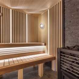 Светильник "Банник" 100Вт E27 IP54 240х108х255мм НБП круг настенно-потолочный GAUSS 926602101