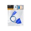 Светильник Decor E27 IP20 200-240В 1м подвесной голуб. GAUSS PL014