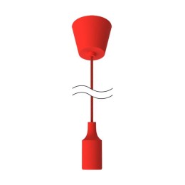 Светильник Decor E27 IP20 200-240В 1м подвесной красн. GAUSS PL013
