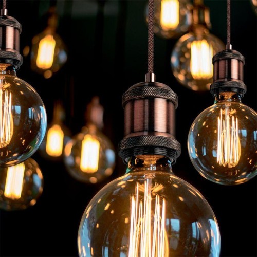 Светильник Decor E27 IP20 200-240В 1м подвесной медн. GAUSS PL023