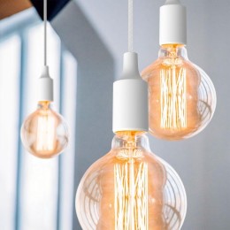 Светильник Decor E27 IP20 200-240В 1м подвесной бел. GAUSS PL012