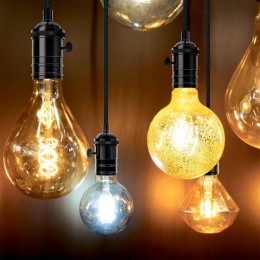 Светильник Decor E27 IP20 200-240В 1м подвесной черн. GAUSS PL041