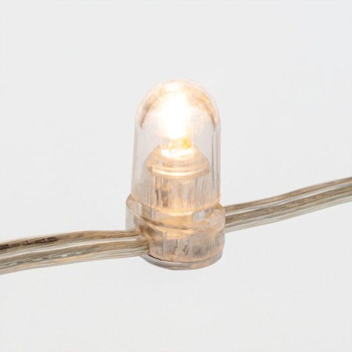 Гирлянда светодиодная "LED ClipLight" шаг 15см 665LED тепл. бел. 80Вт 12В IP65 провод ПВХ прозр. (уп