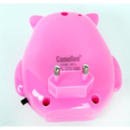 Светильник светодиодный NL-243 "Сова" 220В ночник с выкл. Camelion 14263