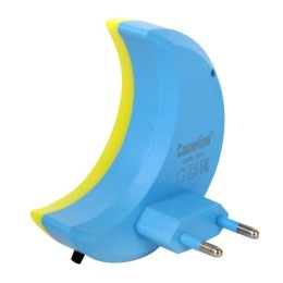 Светильник светодиодный NL-244 "Месяц" 220В ночник с выкл. желт. Camelion 14264