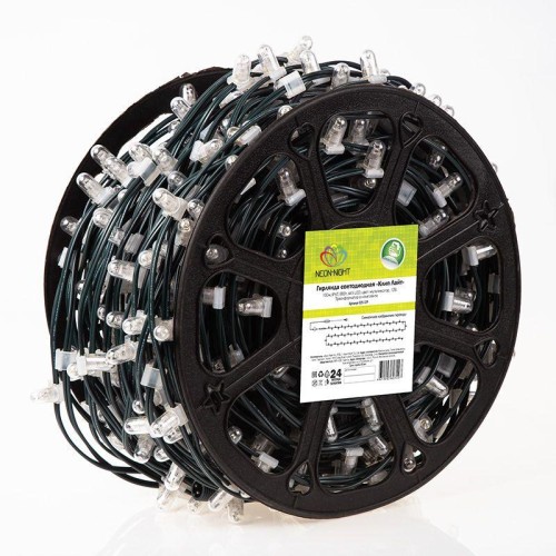 Гирлянда светодиодная "LED ClipLight" 1.5м 665LED мультиколор 80Вт 12В IP65 (уп.100м) Neon-Night 325