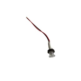 Арматура сигнальная 10мм с силиконовым проводом 12В бел. EMAS S100LB1