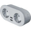 Разветвитель 2-м с заземл. 14 556 Smart Home NSH-ST-02 2хUSB с управлением по WI-FI бел. NAVIGATOR 1