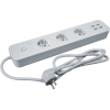 Удлинитель 3х1.5м с заземл. 16А 14 557 Smart Home NSH-PE-01 4хUSB с управлением по WI-FI бел. NAVIGA