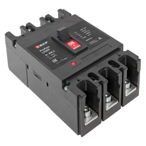 Выключатель автоматический 3п 160А 25кА LS250 ProPact EKF mccb-250-25-3-160-ls