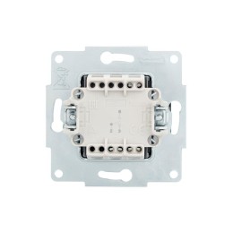 Переключатель проходной 1-кл. СП Vesna механизм черн. бархат LEZARD 742-4288-105