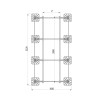 Конструкция опорная для установки оборудования TECHNORAPTOR FOOT 1500х3000 тип 2 HD КМ TR0238