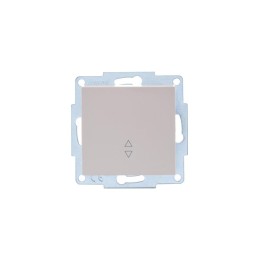 Переключатель проходной 1-кл. СП Vesna механизм крем. LEZARD 742-0388-105