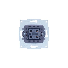 Переключатель проходной 1-кл. СП Vesna механизм крем. LEZARD 742-0388-105