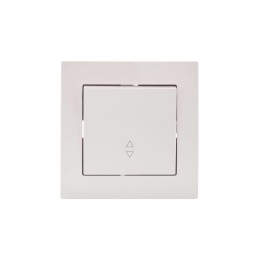 Переключатель проходной 1-кл. СП Vesna механизм крем. LEZARD 742-0388-105