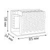 Блок питания для светодиодной ленты Black 30Вт 24В IP20 (драйвер) GAUSS 202002030