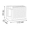 Блок питания для светодиодной ленты Black 50Вт 24В IP20 (драйвер) GAUSS 202002050