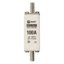 Вставка плавкая ППН-33 100/100А 50кА габарит 00С PROxima EKF fus-33/100